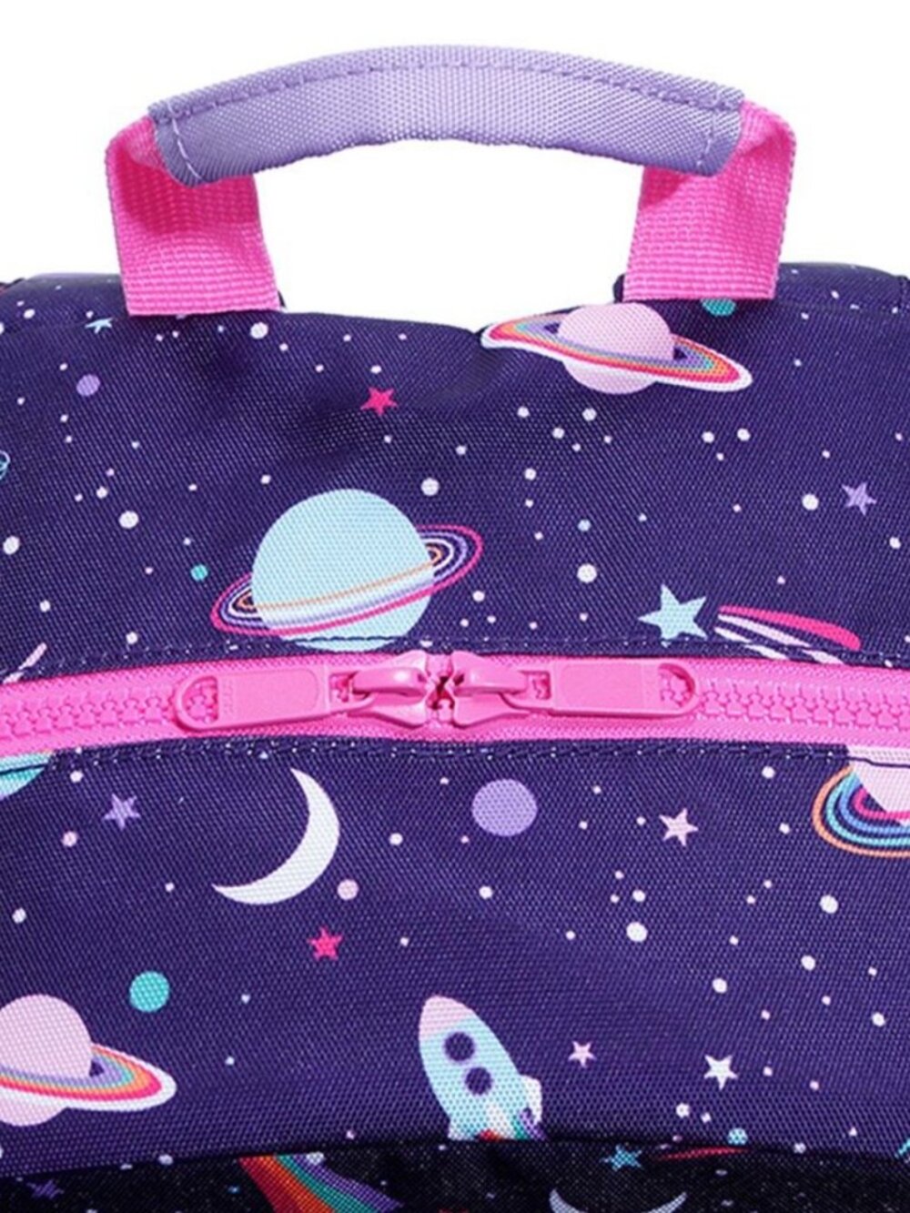 Pottery Barn Kids Astor Large Backpack Rainbow Heart Galaxy - New! - Picture 6 of 9